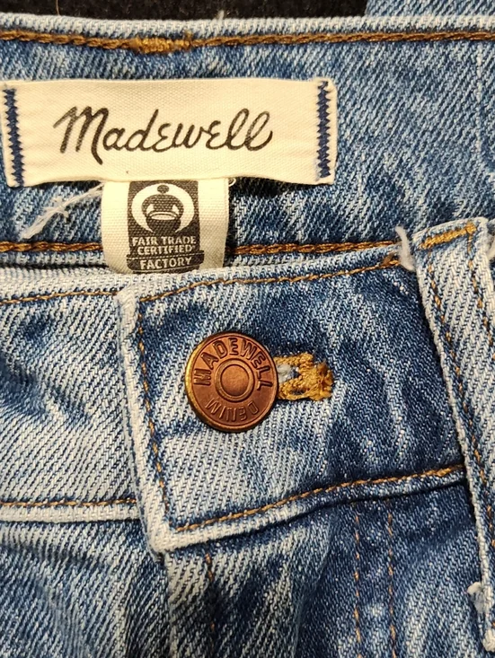 Madewell Women's The Perfect Vintage Jean Mid Rise Med Indigo Wash Jeans, 23P - Picture 9 of 13